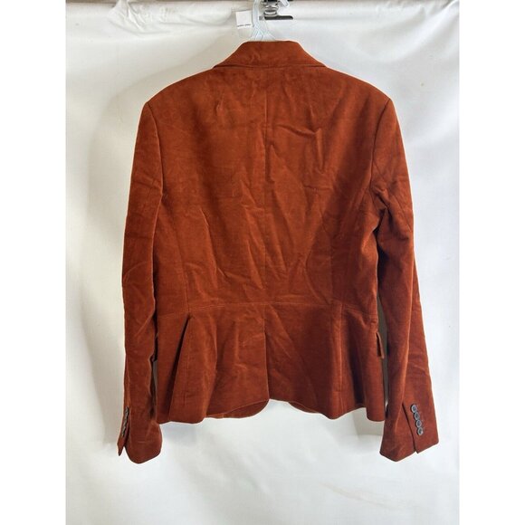 Talbots Velvet Velour Single Button Blazer Jacket Grunge - Picture 9 of 9